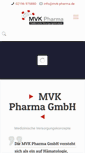 Mobile Screenshot of mvk-pharma.de