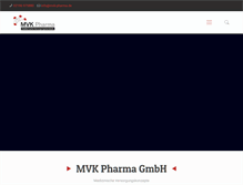 Tablet Screenshot of mvk-pharma.de